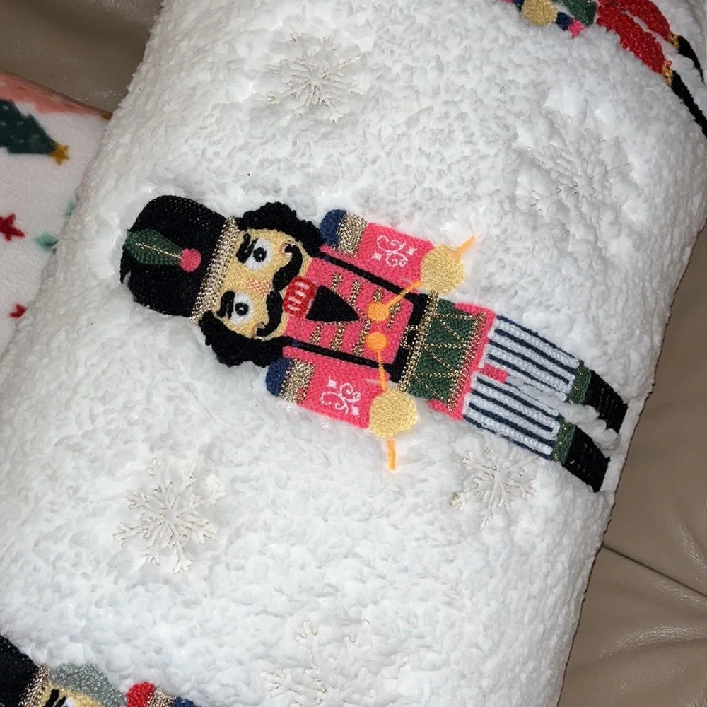 Sherpa Nutcracker Pillow